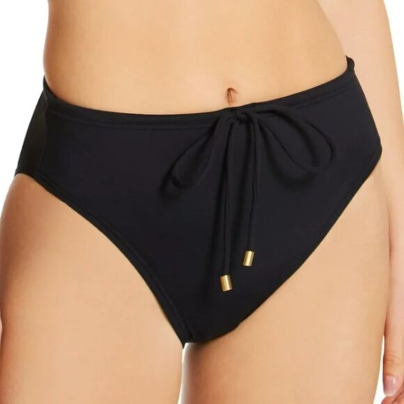 Vince Camuto Tie Waist Bikini Bottom - Black - size Medium - Picture 7 of 7